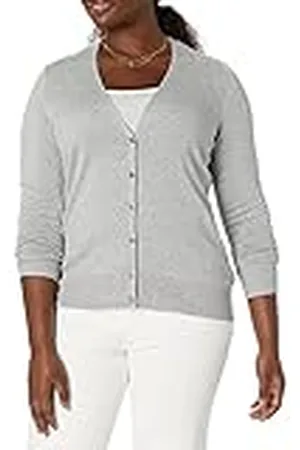 Amazon Jersey Ligero con Cuello de Pico (Disponible en Tallas Grandes) Mujer, , L
