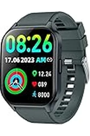 COOL Smartwatch Pantalla Amoled Curved Silicona Gris Oscuro (Llamadas, Salud, Deporte)