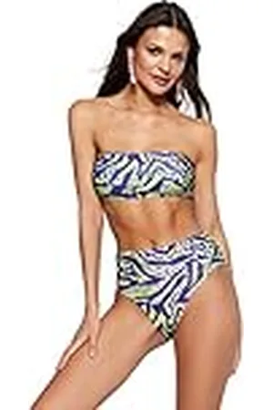 Trendyol Women Animal Print Knit Bikini Set baño, , 42 para Mujer