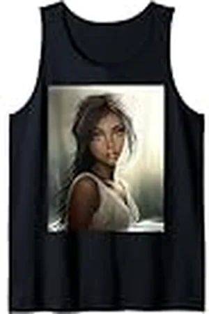 Curlyfox Design Animegirl Anime Manga Girl Beauty 23 Camiseta sin Mangas