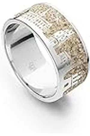 DUR Anillo de playa unisex Hamburg II de plata 925 R4996, 54, Plata, Sin piedras preciosas