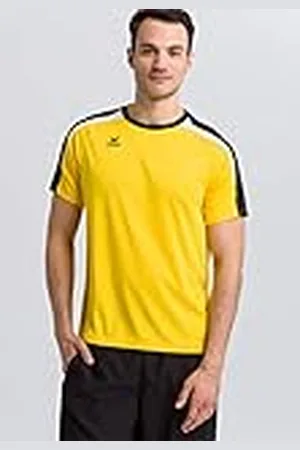 Erima GmbH Liga 2.0 Camiseta, Unisex niños, Amarillo/Negro/Blanco, 140