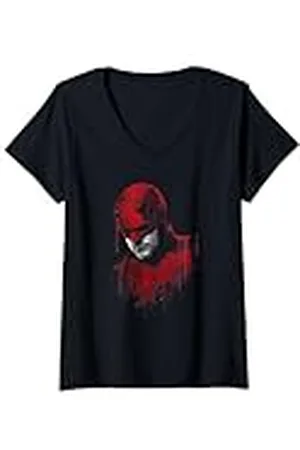 Daredevil Mujer Red Drip Portrait Camiseta Cuello V