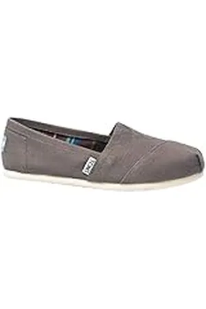 TOMS ALPARGATA CORE, Mocasines Planos Mujer, Gris, 38.5 EU