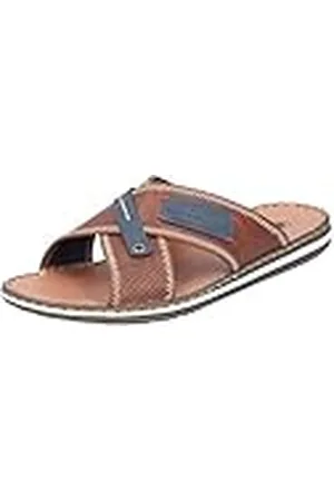 Rieker Frühjahr/Sommer 21061, Mules Hombre, Marrón (Marron/Denim 25), 40 EU