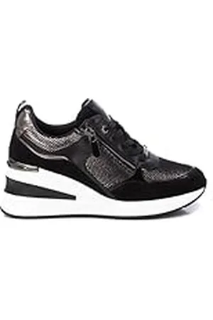 Xti Zapatilla Mujer Plomo - Calzado Cómodo y Versátil - Moda Casual - Modelo 14307301 (Talla 36)