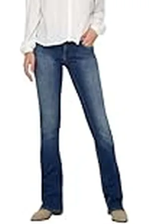 ONLY Onlblush LW Flared Dnm Rea1303 Noos Jeans, , S / 32L para Mujer