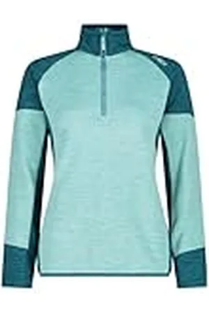 CMP Camiseta de Forro Polar para Mujer, Color Agua, Talla 48, , 44
