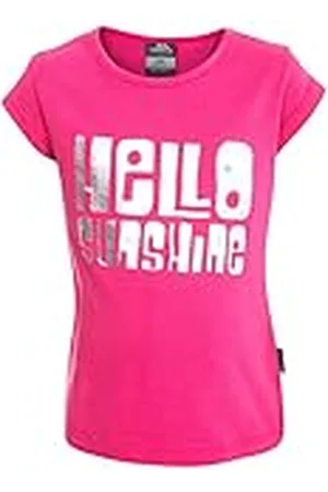 Trespass Hola Camiseta con Estampado Frontal para niños y niñas de 2 a 12 años, para Exteriores, diversión, Deportes, Ocio, Infantil, Camiseta, FCTOTSN10004_PLD11/12, , Talla: 11/12