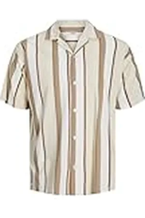 JACK & JONES Jprblapalma Resort Camiseta S/S Sn Camisa de Manga Corta, , M para Hombre