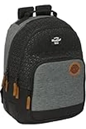 Safta BLACKFIT8 OLD SCHOOL - Mochila Doble Adaptable Carro, Tejido Reciclable, Ideal para Niños de Diferentes Edades, Cómoda y Versátil, Calidad y Resistencia, 32x15x42 cm