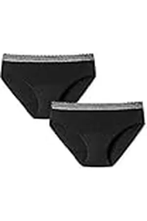 Schiesser Ropa Interior para el período de Cuidado Secreto Suspensorio, , 8-10 (Pack de 2) para Mujer