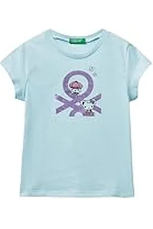 Benetton T-Shirt 3i1xg10d6 Camiseta, , 98 cm para Niñas