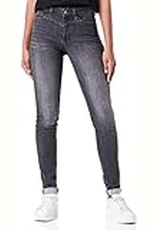 QS by s.Oliver Pantalones Vaqueros, Negro, 32W / 34L para Mujer