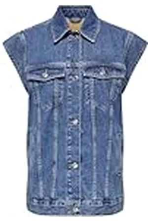 ONLY Onlirene S/L Dnm Waistcoat CRO Mono, , XL para Mujer