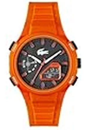 Lacoste Reloj de Cuarzo Multifuncional Analógico-Digital para hombre Colección LC33 Collection con Correa en silicona