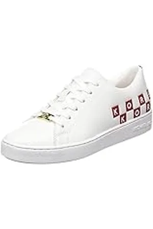 Michael Kors Keaton Lace UP, Sneaker Mujer, Crimson Multi W/ 18K, 42 EU