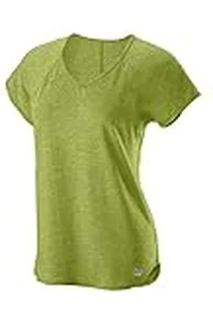 Wilson W TRAINING V-NECK TEE Dk