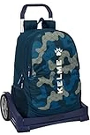 Safta KELME EPIC - Mochila Escolar, Espalda Ergonómica, con Carro Evolution, Ideal para Niños de Diferentes Edades, Cómoda y Versátil, Calidad y Resistencia, 32x16x44 cm