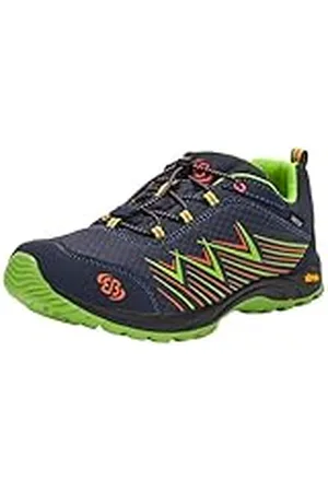 BRUTTING Chesna Low, Zapatos de Trekking, Marine/Lemon/Orange, 33 EU