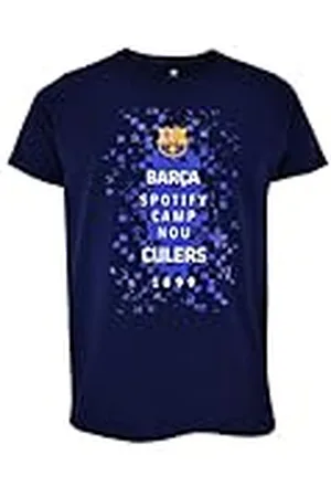 FC Barcelona Camiseta Oficial Logos Junior Barça, Unisex Niños, 10 años