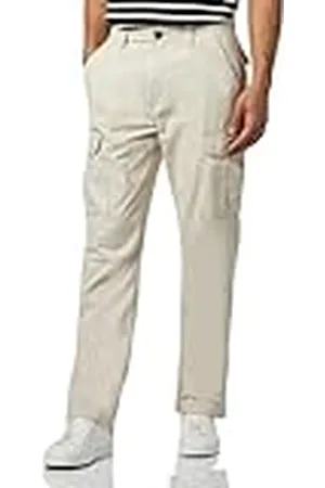 Wrangler Casey Jones Cargo Pantalones, Beige, 31W x 30L para Hombre