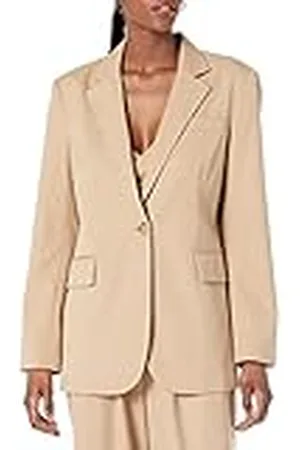 THE DROP Ramona Loose Fit Relaxed Blazer, , L