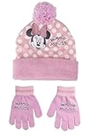 Disney Conjunto de Gorro y Guantes de Minnie Mouse, , Estándar para Niños