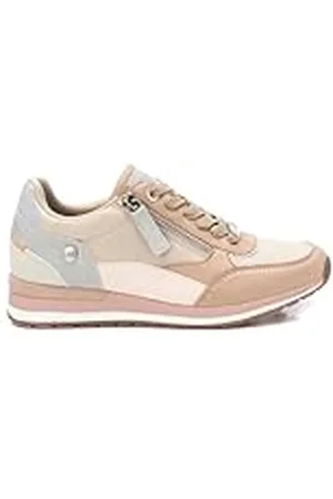Refresh Zapatilla Mujer Beige - Calzado Cómodo y Versátil - Moda Casual - Modelo 17150302 (Talla 38)
