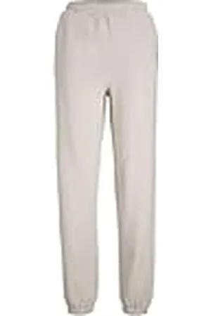 JJXX Jxabbie Hw Rel Every Brush Pants Noos, Pantalones para Mujer, Moonbeam/Print:black Logo, S