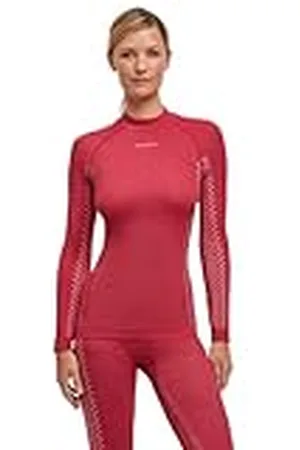 Falke Wool-Tech Round Neck W L/s SH Lana Hilo Funcional Secado rápido, Capa de Base Superior Mujer, , L