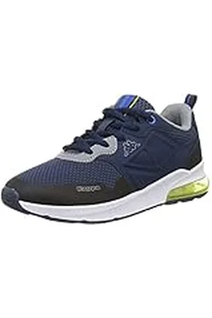 Kappa Splinter Lace Kid, Zapatillas Deportivas, Azul/Negro/Gris, 35 EU