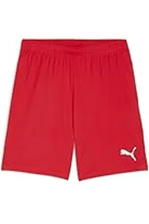 PUMA TeamGOAL Shorts, Pantalones Cortos de Punto Adultos Unisex, Red- White, 705752
