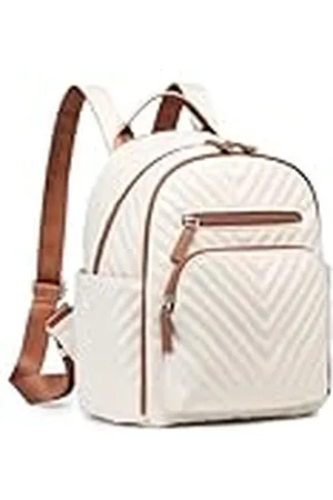 MISS LULÙ Bolso Mochila Mujer, Mujer Bolsos Mochila con Múltiples Compartimentos, Mochila Mujer Antirrobo Impermeable Cuero Pu Bolsa de Hombro, para Salir Escuela Trabajo Viaje