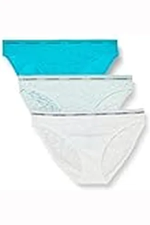 Calvin Klein Pack de 3 Braguitas Tipo Bikini con Encaje para Mujer, , XXL