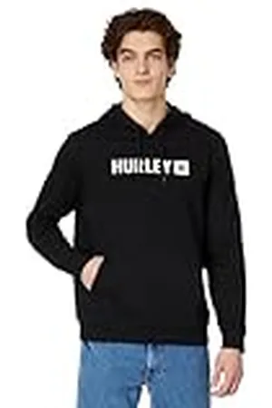 Hurley Sudadera con Capucha de Forro Polar The Box, , M para Hombre