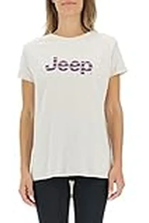 Jeep O102611-J863 J Woman T-Shirt Oversize Striped Print Turn-up Sleeve J22W Mujer L