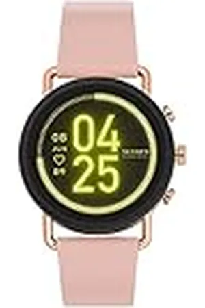 Skagen Reloj inteligente para hombre, reloj intelgente con pantalla táctil de acero inoxidable Falster 3 con altavoz, notificaciones de frecuencia cardíaca, NFC y teléfono inteliGente SKT5205