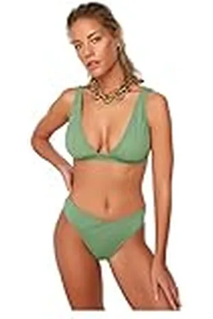 Trendyol V Corte Seis Parte Inferior de Bikini, , 36 para Mujer