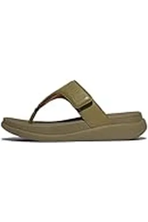 FitFlop F-Mode Go Adjustable Flatform Toe-Post Sandals, Sandalia Mujer, , 40 EU