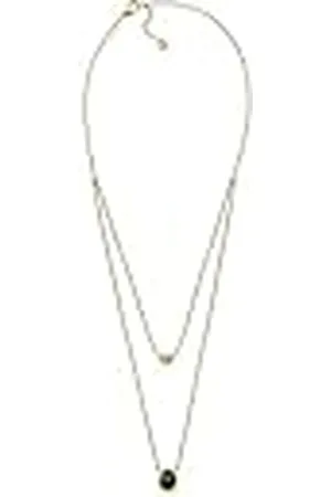 Skagen Sofie Sea Glass - Collar de acero inoxidable dorado para mujer, SKJ1855710, Length: 500mm+50mm, Acero inoxidable, No es una piedra preciosa
