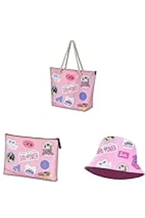 Barbie Malibu - Bolsa de Playa + Neceser + Gorro Bucket
