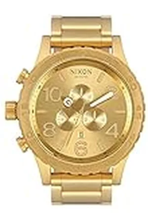 Nixon Reloj Cronógrafo para Hombre de Cuarzo con Correa en Acero Inoxidable Chapado A083-502-00