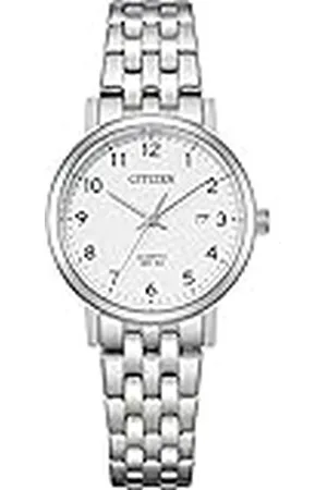 Citizen Reloj Analógico para Mujeres de Cuarzo con Correa en Acero Inoxidable EU6090-54A
