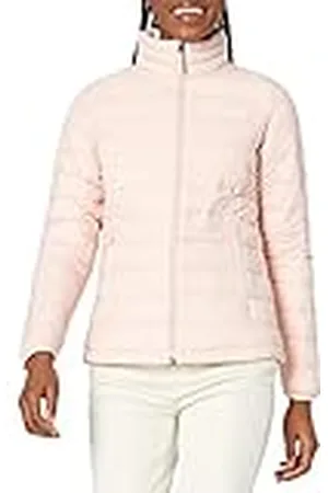 Amazon Chaqueta Acolchada Ligera de Manga Larga, Plegable, Resistente a la Lluvia (Disponible en Tallas Grandes) Mujer, , XS