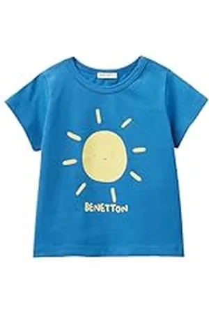 Benetton Camiseta 3i1xa1051, , 68 cm Unisex bebé