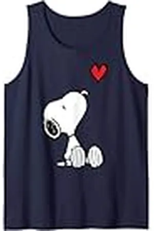 Peanuts Heart Sitting Snoopy Camiseta sin Mangas
