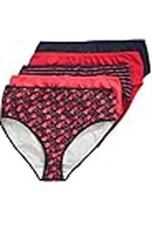 Ulla Popken 5er, Midi Brief, Hearts Ropa Interior, , 44-46 Mujeres