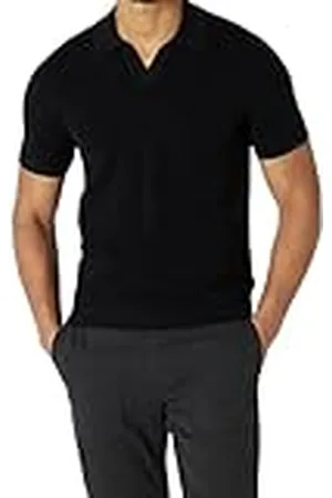 Amazon Polo de Punto de Manga Corta y Corte Recto Hombre, , XXL