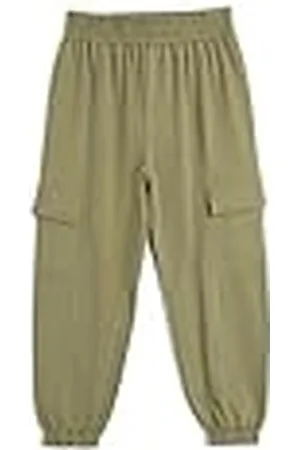 Koton Basic Jogger Sweatpants Drawstring Pocket Brushed Interior Cotton Pantalones de chándal, , 5-6 Años para Niñas